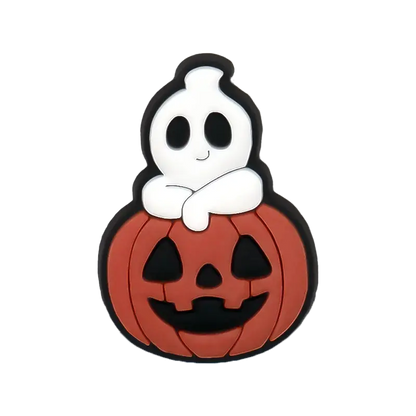 1/30pcs Halloween Shoe Charms Ghost Witch Shoe Decorations Pins for Kids Men Women Party Accessories Buckles Treat or Trick Gift - Cheeky Fantail Finds