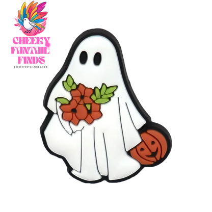 1/30pcs Halloween Shoe Charms Ghost Witch Shoe Decorations Pins for Kids Men Women Party Accessories Buckles Treat or Trick Gift - Cheeky Fantail Finds