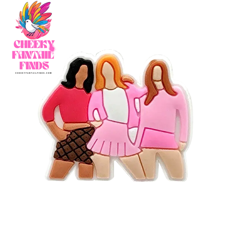 1/30pcs Mean Girls Shoe Charms for Women Bad Girl Pins Butterfly Snake Heart Shoe Accessories Decorations Sandal Buckle Ornament - Cheeky Fantail Finds