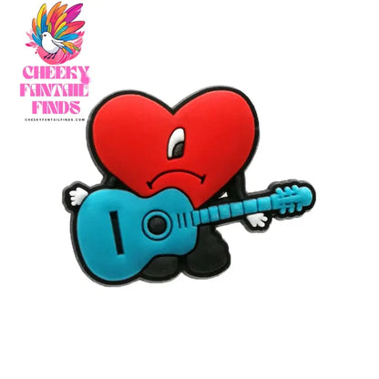 1/30pcs Mexican Musical Instruments PVC Shoe Charms Singer star Shoe Clips Decorations Electric Guitar Pins clog jeans for Kids Cheeky Fantail Finds