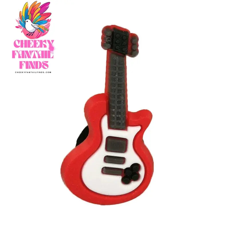 1/30pcs Mexican Musical Instruments PVC Shoe Charms Singer star Shoe Clips Decorations Electric Guitar Pins clog jeans for Kids Cheeky Fantail Finds