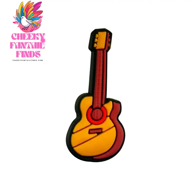 1/30pcs Mexican Musical Instruments PVC Shoe Charms Singer star Shoe Clips Decorations Electric Guitar Pins clog jeans for Kids Cheeky Fantail Finds