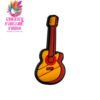 1/30pcs Mexican Musical Instruments PVC Shoe Charms Singer star Shoe Clips Decorations Electric Guitar Pins clog jeans for Kids Cheeky Fantail Finds
