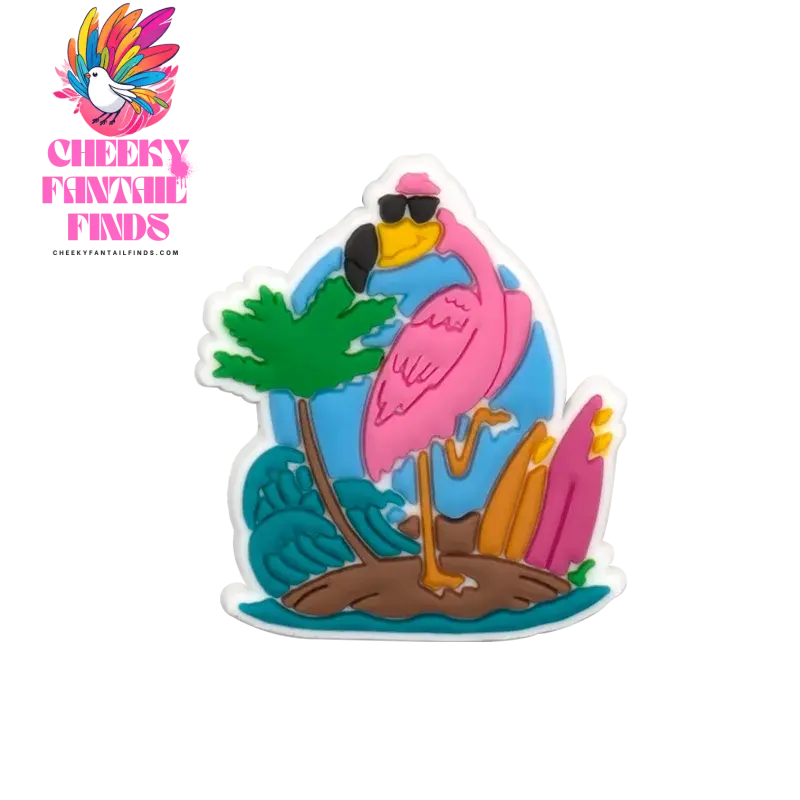1/30pcs PVC Hawaii Summer Vacation Shoe Charms Flamingos Flower Shoe Decorations Pins for Women Men Kids Sandal Accessories Gift - Cheeky Fantail Finds