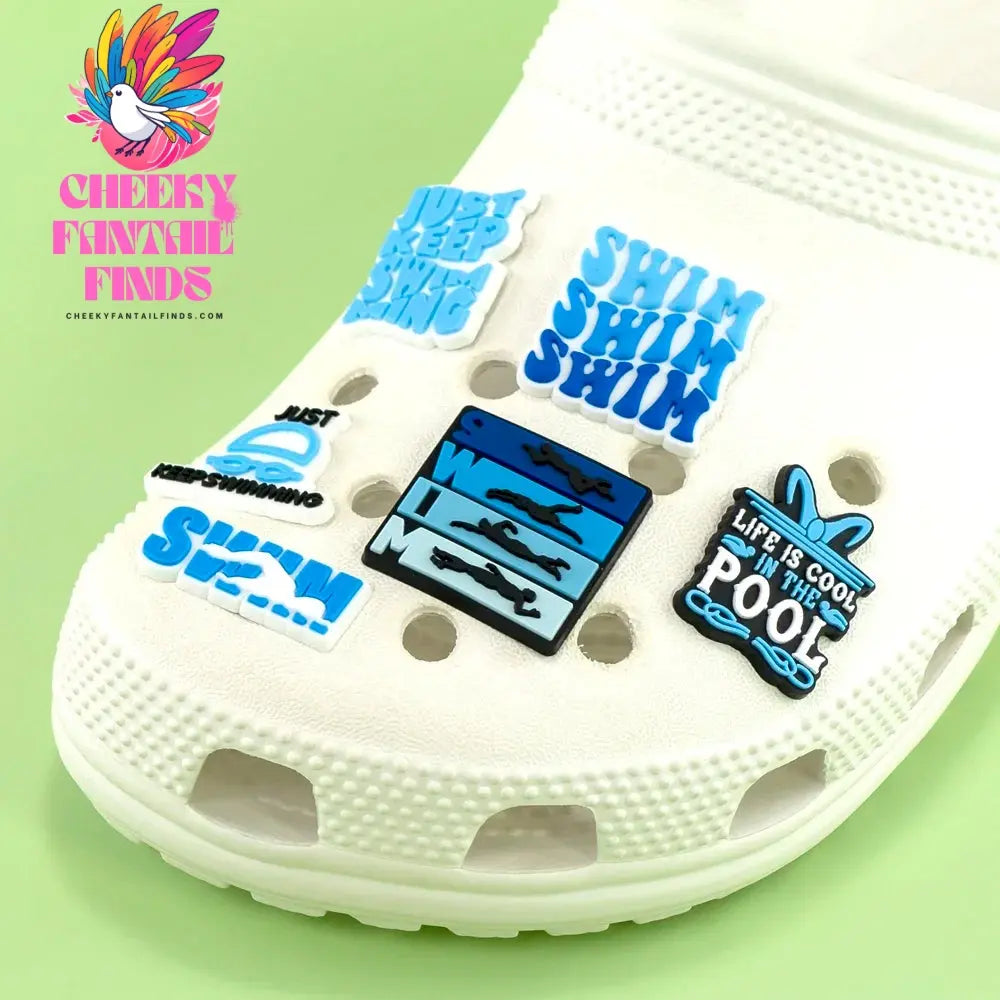 1/30pcs Sport Shoe Charms for Women Men Basketball Football Tennis Swim Archer Pickleball Shoe Decorations Pins Buckles Gifts - Cheeky Fantail Finds
