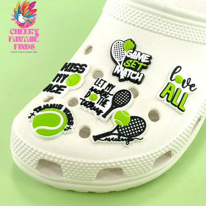 1/30pcs Sport Shoe Charms for Women Men Basketball Football Tennis Swim Archer Pickleball Shoe Decorations Pins Buckles Gifts - Cheeky Fantail Finds
