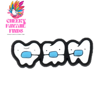 1/30pcs Teeth Medical Shoe Charms for Doctor Nurse Teeth Health Pins Pill Nurse's Uniform Shoe Decorations Pins Buckles Gifts - Cheeky Fantail Finds