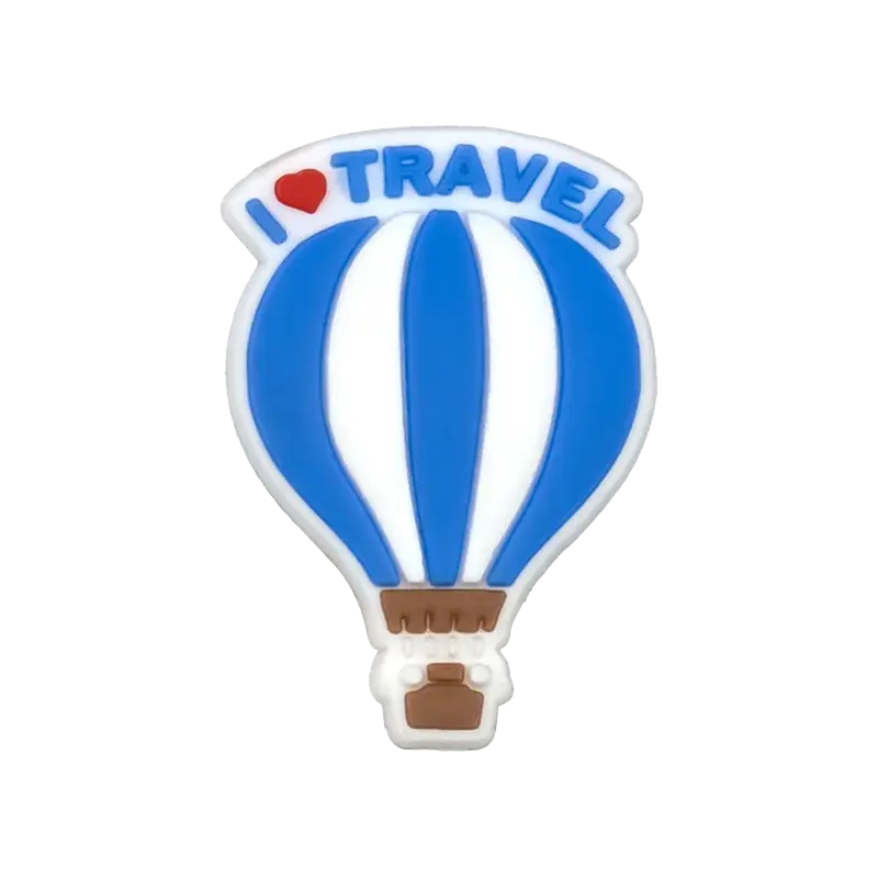 1/30pcs World Travel Shoe Charms for Women Men Kids Spain France USA Casual Vacation Shoe Accessories Decorations Sun Beach Pins - Cheeky Fantail Finds
