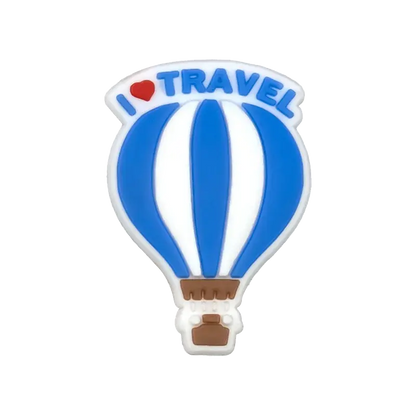 1/30pcs World Travel Shoe Charms for Women Men Kids Spain France USA Casual Vacation Shoe Accessories Decorations Sun Beach Pins - Cheeky Fantail Finds