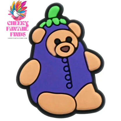 1-31Pcs food fruit Series Shoe Charms Plush Toy Shoes Accessorie Decoration Panda Clog Sandal Buckle Bithday Holiday Party Gifts - Cheeky Fantail Finds