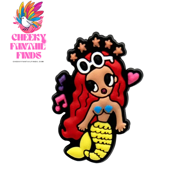 1/50pcs Karol G Shoe Charms Spain Singer Mermaids Snake Bee Shoe Decorations Pins for Women Girls Fans Gifts Sandals Accessories Cheeky Fantail Finds
