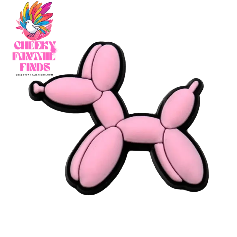 1/6 PVC Balloon Dog Shoe Charms Cute Animal Shoe Decorations Pins for Men Women Kids Gift Sandals Clog Accessories Clog Buckles - Cheeky Fantail Finds