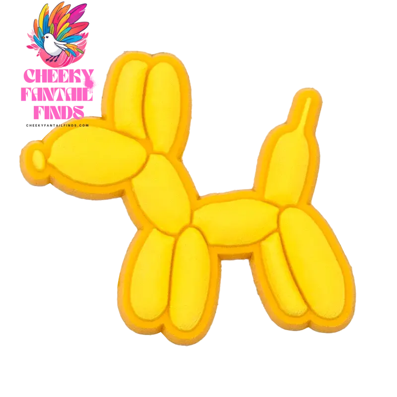 1/6 PVC Balloon Dog Shoe Charms Cute Animal Shoe Decorations Pins for Men Women Kids Gift Sandals Clog Accessories Clog Buckles - Cheeky Fantail Finds