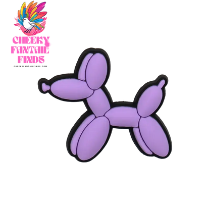 1/6 PVC Balloon Dog Shoe Charms Cute Animal Shoe Decorations Pins for Men Women Kids Gift Sandals Clog Accessories Clog Buckles - Cheeky Fantail Finds