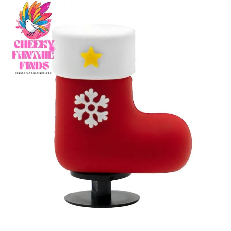 1/7pcs 3D Christmas Shoe Charms Santa Snowman Christmas Hat  Sock Shoe Accessories Pins for Woman Men Kids Buckle Decorations - Cheeky Fantail Finds