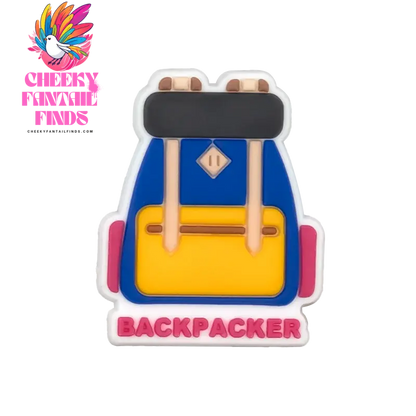 1/8/26pcs Camping Shoe Charms Casual Travel Shoe Decorations Pins for Women Men Travelers Gifts Sandal Accessories Clog Buckles - Cheeky Fantail Finds
