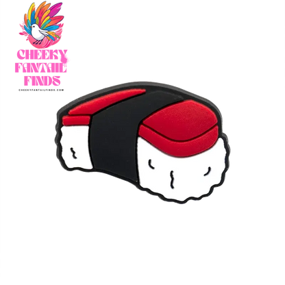 1/9/12pcs Cute Food Shoe Charms for Sandals Accessories Sushi Fried Chicken Shoe Decorations Pins for Kids Men Women Favor Gifts Cheeky Fantail Finds