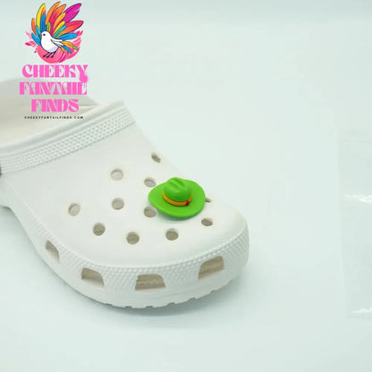 1/9pcs 3D Hat Shoe Charms for Woman Men Kids Christmas Halloween Witch Magic Hat Pink Shoe Accessories Pins Buckle Decorations - Cheeky Fantail Finds