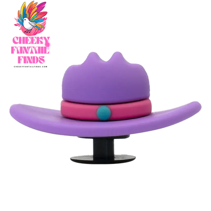 1/9pcs 3D Hat Shoe Charms for Woman Men Kids Christmas Halloween Witch Magic Hat Pink Shoe Accessories Pins Buckle Decorations - Cheeky Fantail Finds