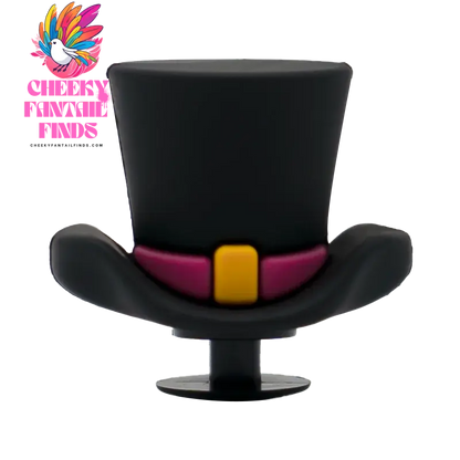 1/9pcs 3D Hat Shoe Charms for Woman Men Kids Christmas Halloween Witch Magic Hat Pink Shoe Accessories Pins Buckle Decorations - Cheeky Fantail Finds