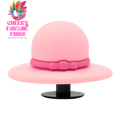 1/9pcs 3D Hat Shoe Charms for Woman Men Kids Christmas Halloween Witch Magic Hat Pink Shoe Accessories Pins Buckle Decorations - Cheeky Fantail Finds