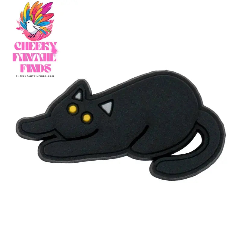 1/9pcs PVC Black Cat Shoe Charms for Kids Women Men Cat's Paw Shoe Decorations Pins for Clog Buckles Sandals Accessories Cheeky Fantail Finds