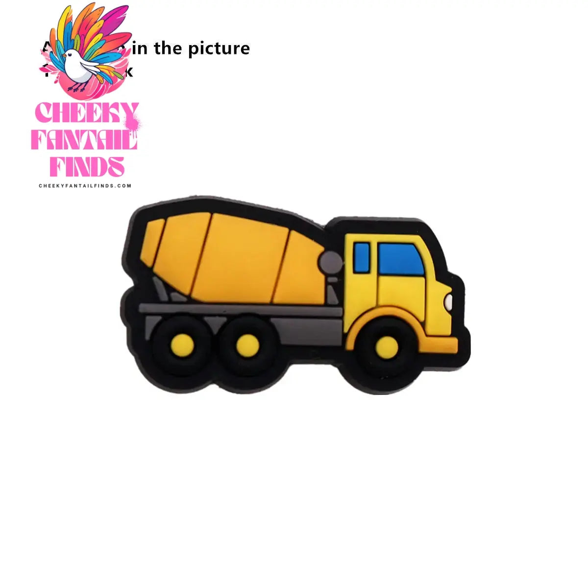 1 Pcs Cartoon Cars PVC Shoe Charms Truck Buses Motorcycle Bike Shapes Shoe Accessories Clog Pin Unisex Shoe Buckle Decorations - Cheeky Fantail Finds