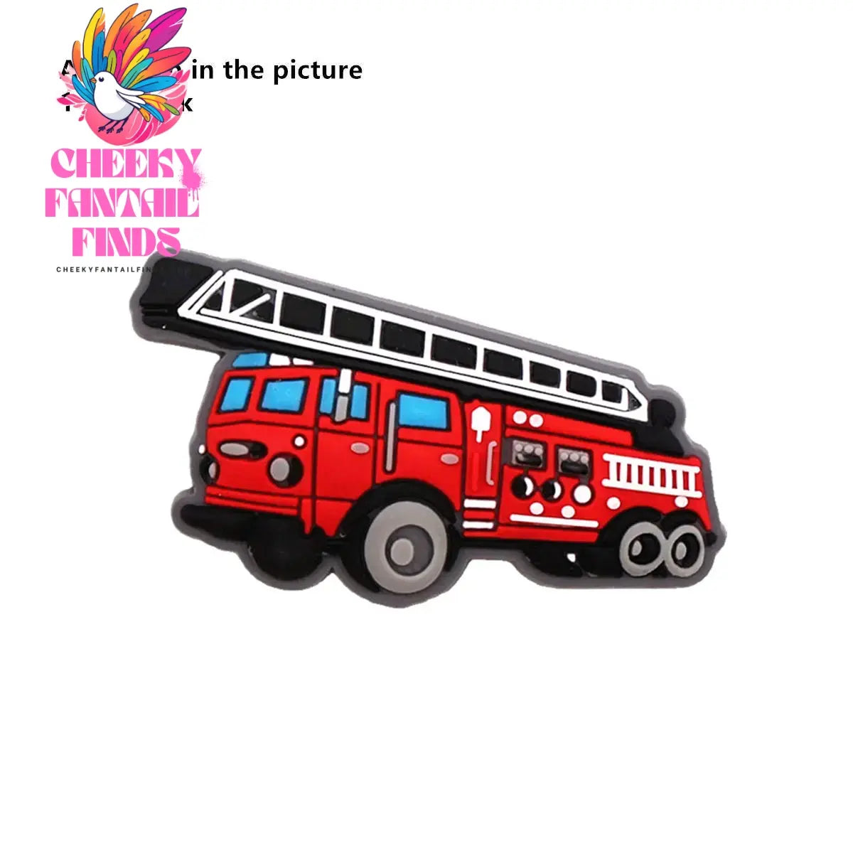 1 Pcs Cartoon Cars PVC Shoe Charms Truck Buses Motorcycle Bike Shapes Shoe Accessories Clog Pin Unisex Shoe Buckle Decorations - Cheeky Fantail Finds