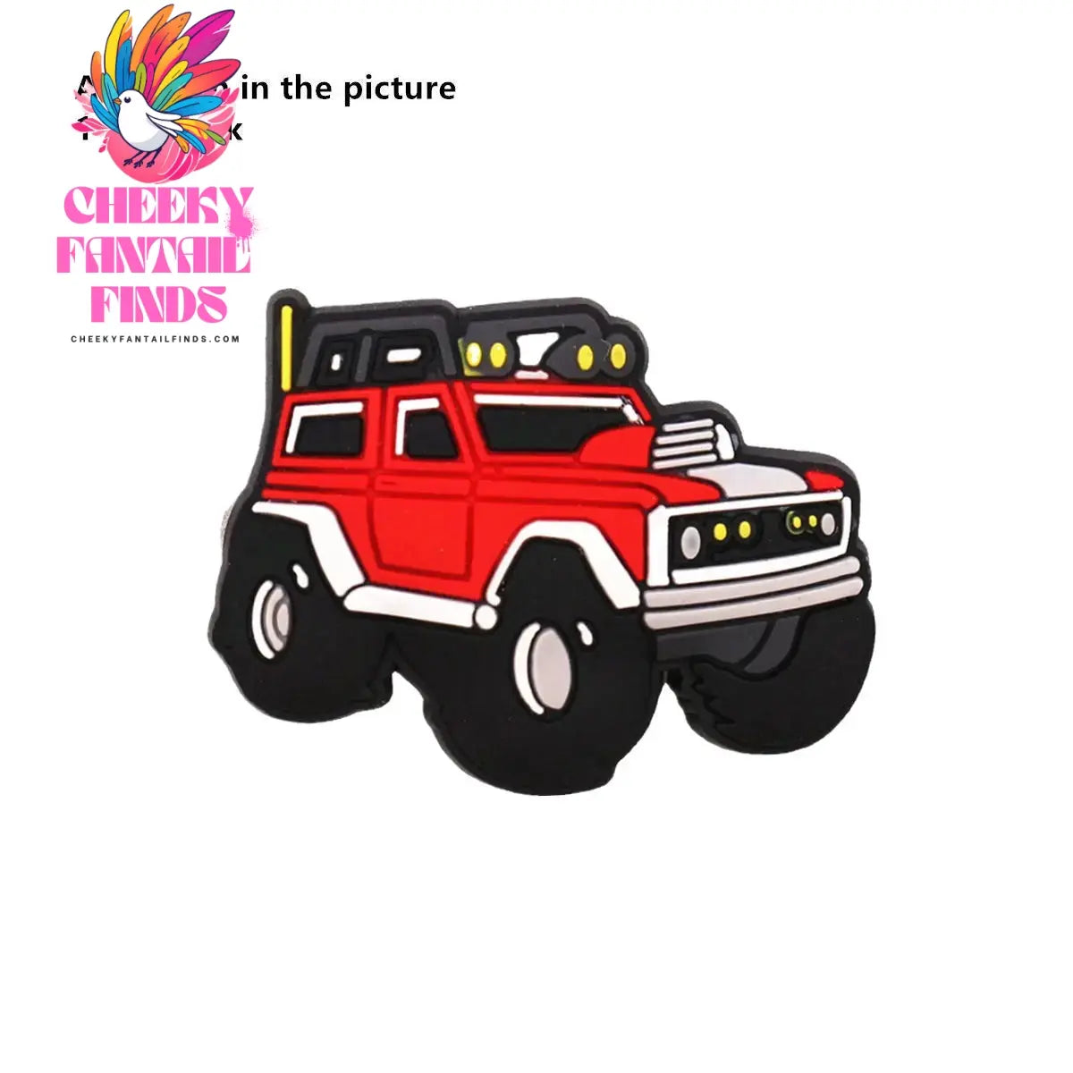 1 Pcs Cartoon Cars PVC Shoe Charms Truck Buses Motorcycle Bike Shapes Shoe Accessories Clog Pin Unisex Shoe Buckle Decorations - Cheeky Fantail Finds