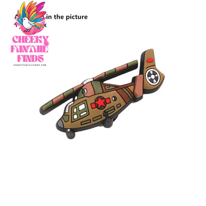 1 Pcs Cartoon Cars PVC Shoe Charms Truck Buses Motorcycle Bike Shapes Shoe Accessories Clog Pin Unisex Shoe Buckle Decorations - Cheeky Fantail Finds