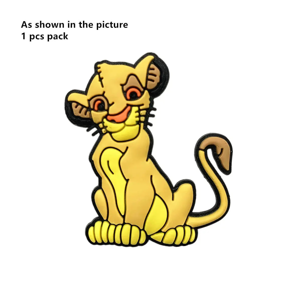 1 Pcs Cartoon Movie Lion King PVC Shoe Charms Simba Nala Pumbaa Timon Cheeky Fantail Finds