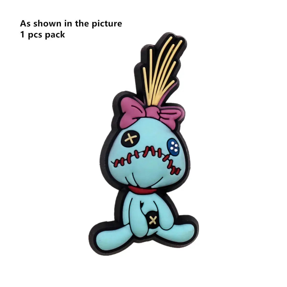 1 Pcs Original Cartoon Movie Lilo Stitch Shoe Charms Boojiboo Cheeky Fantail Finds