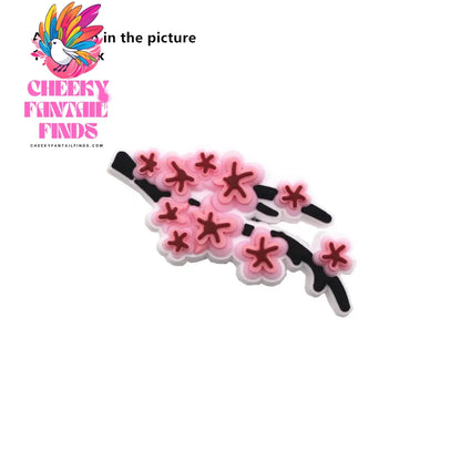 1 Pcs Original Japanese Style PVC Shoe Charms Sashimi Designer Sandal Upper Decorations Accessories Sakura Fan Clog Pin Buckle Cheeky Fantail Finds