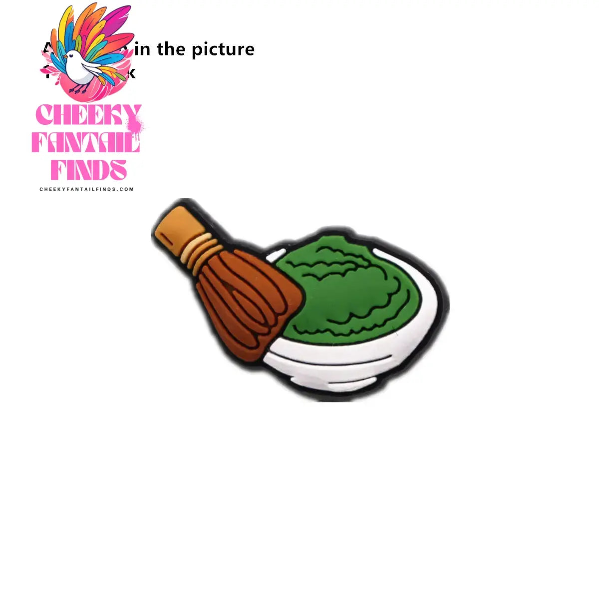1 Pcs Original Japanese Style PVC Shoe Charms Sashimi Designer Sandal Upper Decorations Accessories Sakura Fan Clog Pin Buckle Cheeky Fantail Finds