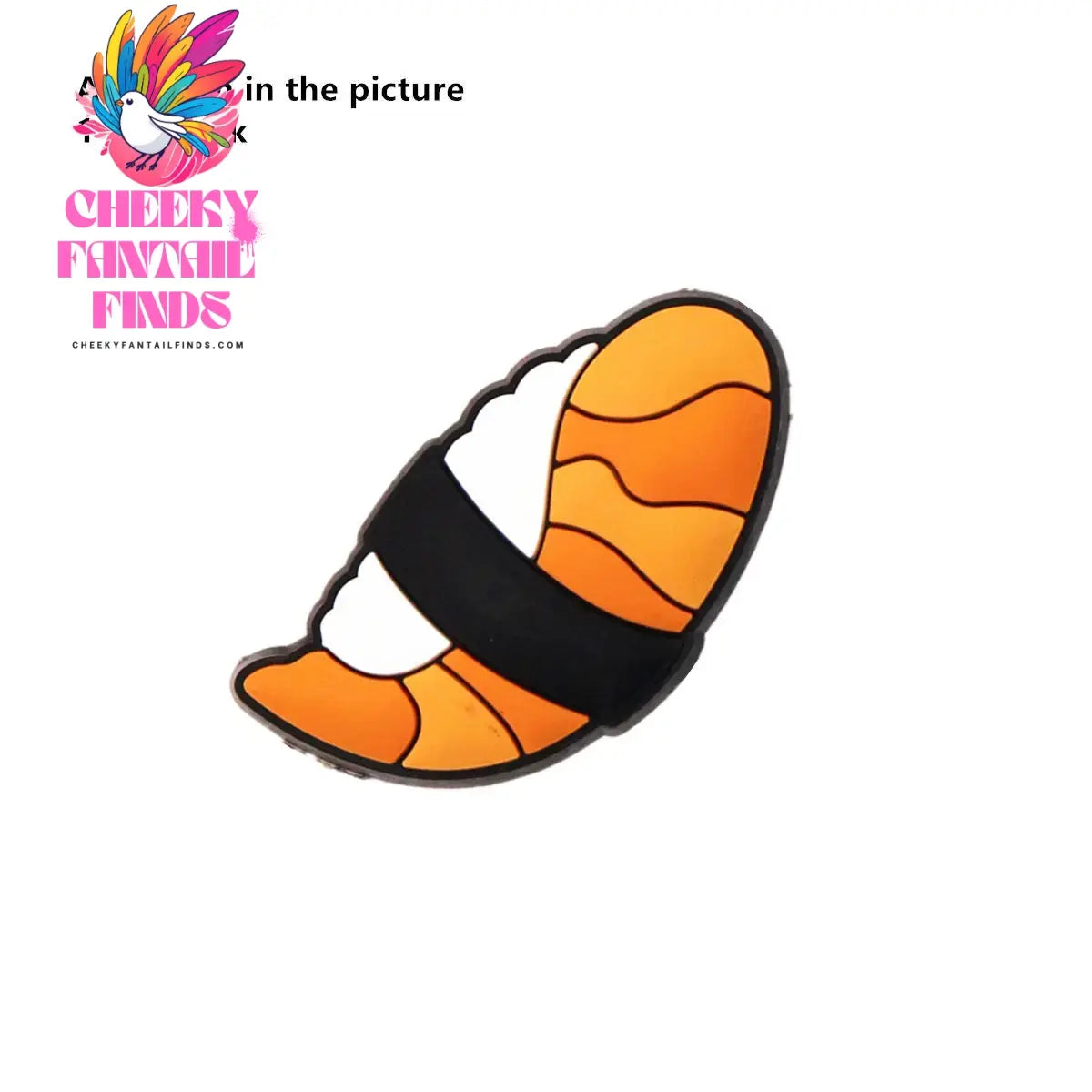 1 Pcs Original Japanese Style PVC Shoe Charms Sashimi Designer Sandal Upper Decorations Accessories Sakura Fan Clog Pin Buckle Cheeky Fantail Finds