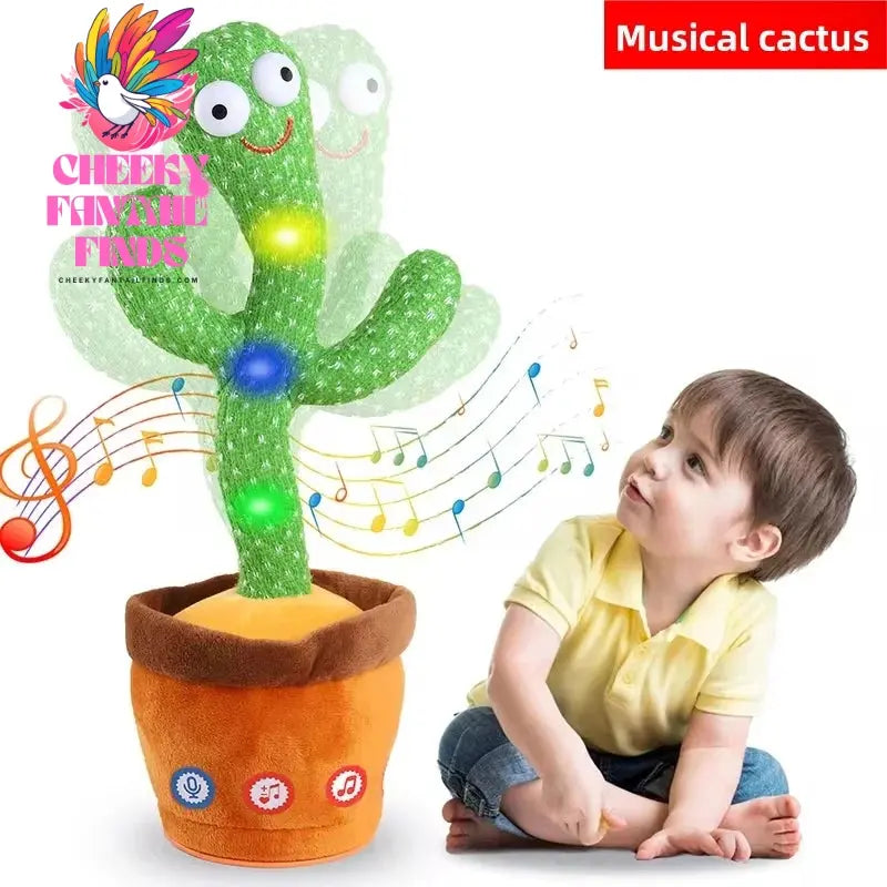 1 Piece -Talking And Dancing Cactus Toy For Baby Boys And Girls,Singing Imitation Recording,Gift That Can Talk To You Repeatedly Cheeky Fantail Finds