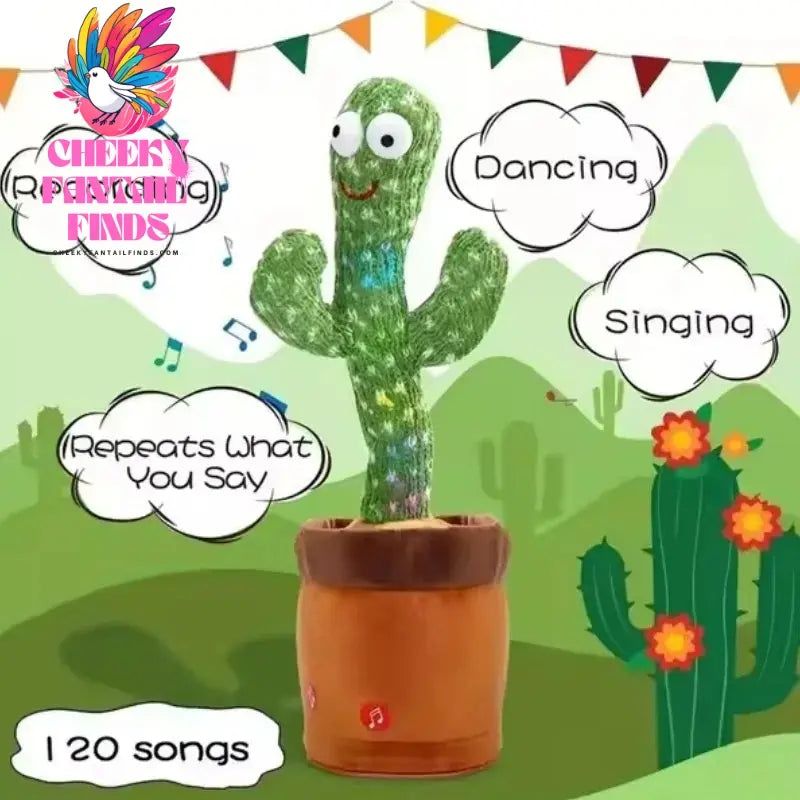 1 Piece -Talking And Dancing Cactus Toy For Baby Boys And Girls,Singing Imitation Recording,Gift That Can Talk To You Repeatedly Cheeky Fantail Finds