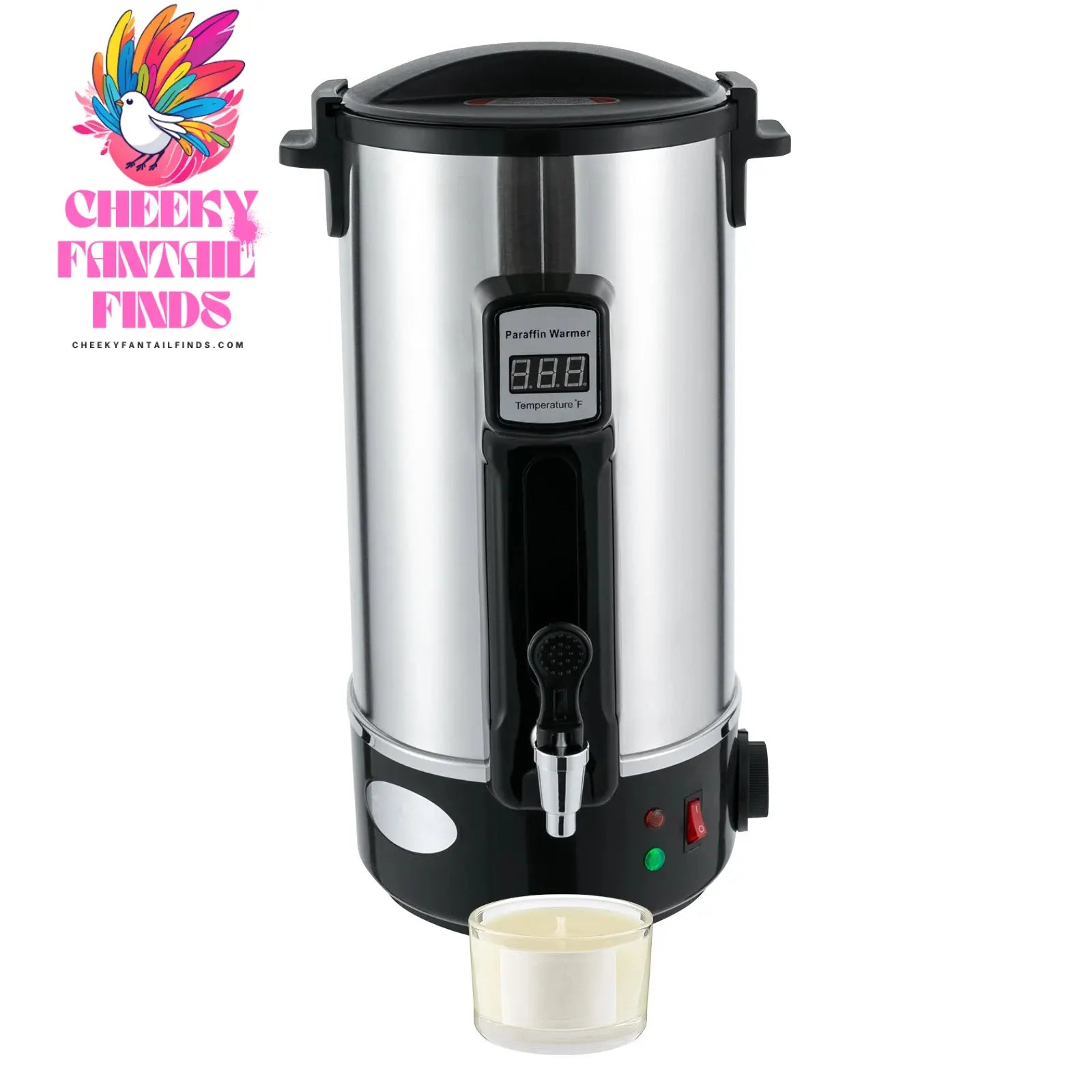 10.8L Wax Melter for Candle Making Wax Warmer Machine Large Electric Wax Melting Pot with Heating Spout Cheeky Fantail Finds