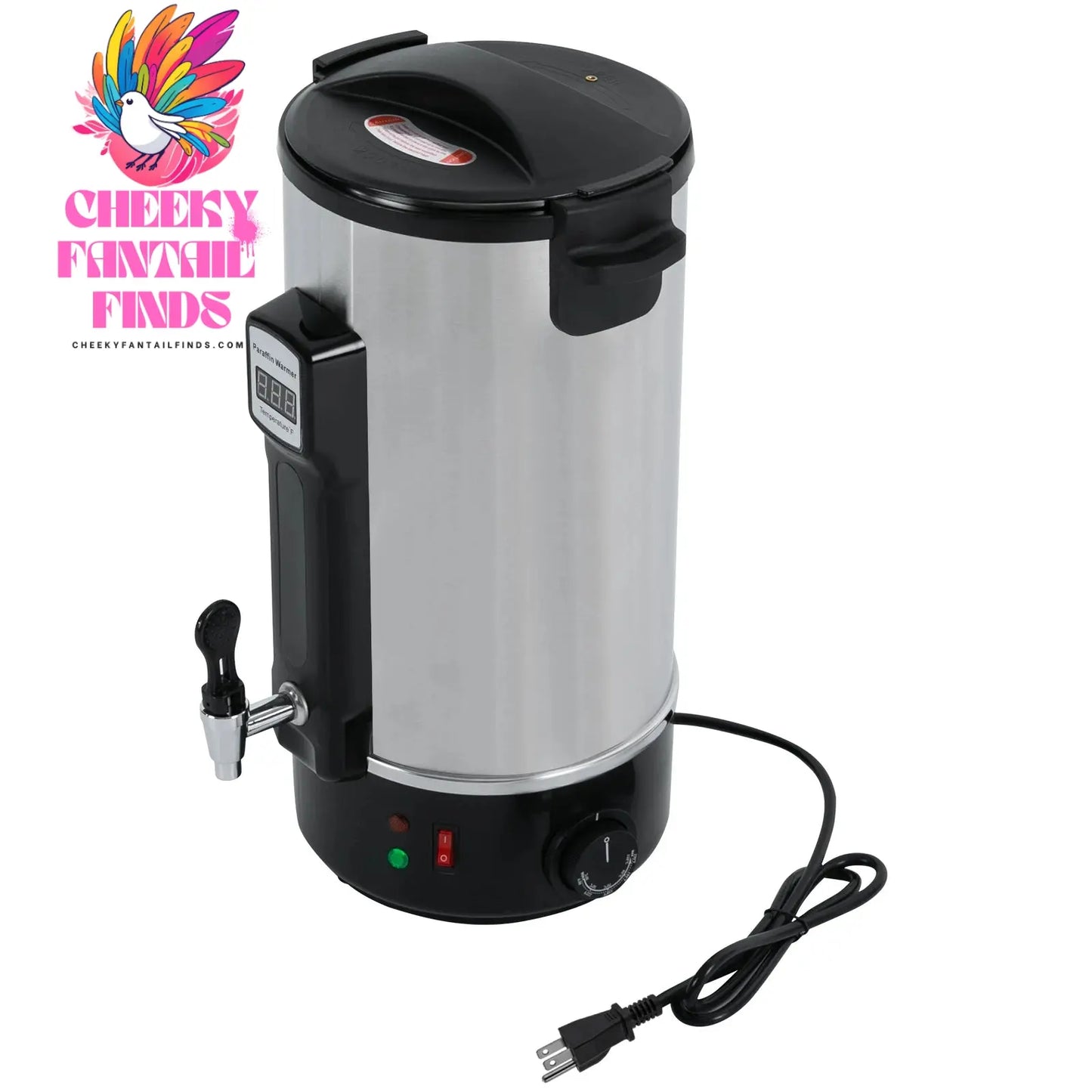 10.8L Wax Melter for Candle Making Wax Warmer Machine Large Electric Wax Melting Pot with Heating Spout Cheeky Fantail Finds