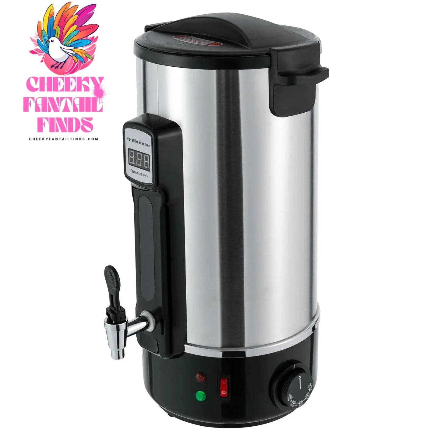 10.8L Wax Melter for Candle Making Wax Warmer Machine Large Electric Wax Melting Pot with Heating Spout Cheeky Fantail Finds