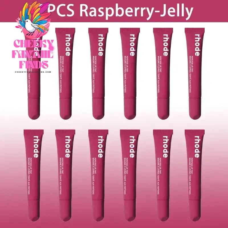 10ML Original Rhode Lip Lipstick Portable Beep Lip Non-stick Cup Non-fading Moisture High Gloss Strong Color Matte Velvet Mist Cheeky Fantail Finds