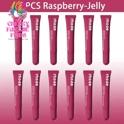 10ML Original Rhode Lip Lipstick Portable Beep Lip Non-stick Cup Non-fading Moisture High Gloss Strong Color Matte Velvet Mist Cheeky Fantail Finds