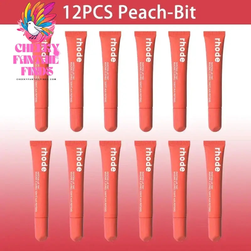 10ML Original Rhode Lip Lipstick Portable Beep Lip Non-stick Cup Non-fading Moisture High Gloss Strong Color Matte Velvet Mist Cheeky Fantail Finds