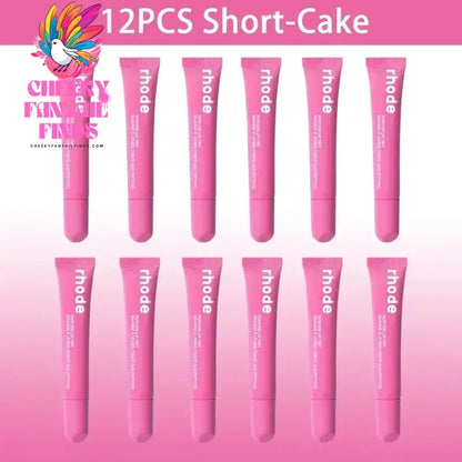10ML Original Rhode Lip Lipstick Portable Beep Lip Non-stick Cup Non-fading Moisture High Gloss Strong Color Matte Velvet Mist Cheeky Fantail Finds