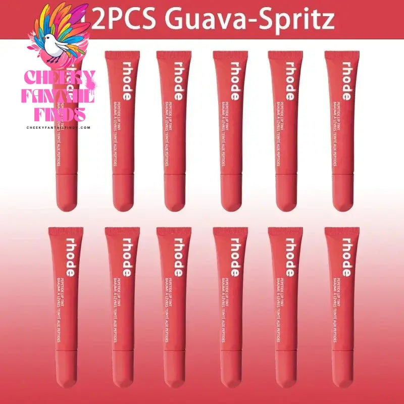 10ML Original Rhode Lip Lipstick Portable Beep Lip Non-stick Cup Non-fading Moisture High Gloss Strong Color Matte Velvet Mist Cheeky Fantail Finds