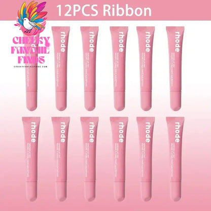 10ML Original Rhode Lip Lipstick Portable Beep Lip Non-stick Cup Non-fading Moisture High Gloss Strong Color Matte Velvet Mist Cheeky Fantail Finds