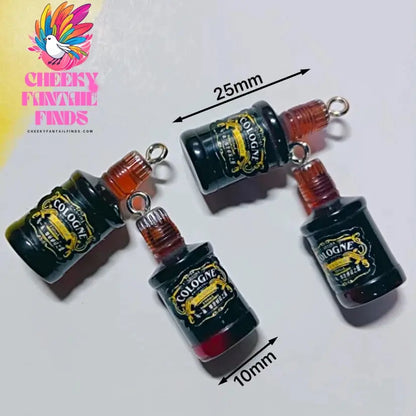 10Pcs Drink Alcohol Wine Bottle Charms for Pendant Jewelry Making Supplies Ornaments Keychain  Earrings DIY Findings Accessories - Cheeky Fantail Finds