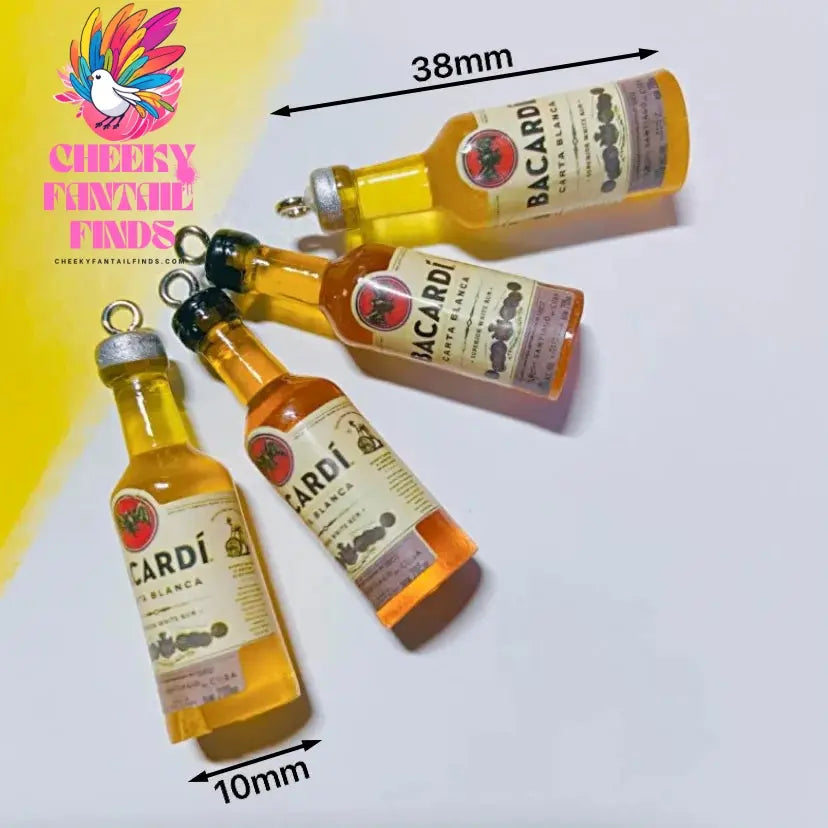 10Pcs Drink Alcohol Wine Bottle Charms for Pendant Jewelry Making Supplies Ornaments Keychain  Earrings DIY Findings Accessories - Cheeky Fantail Finds