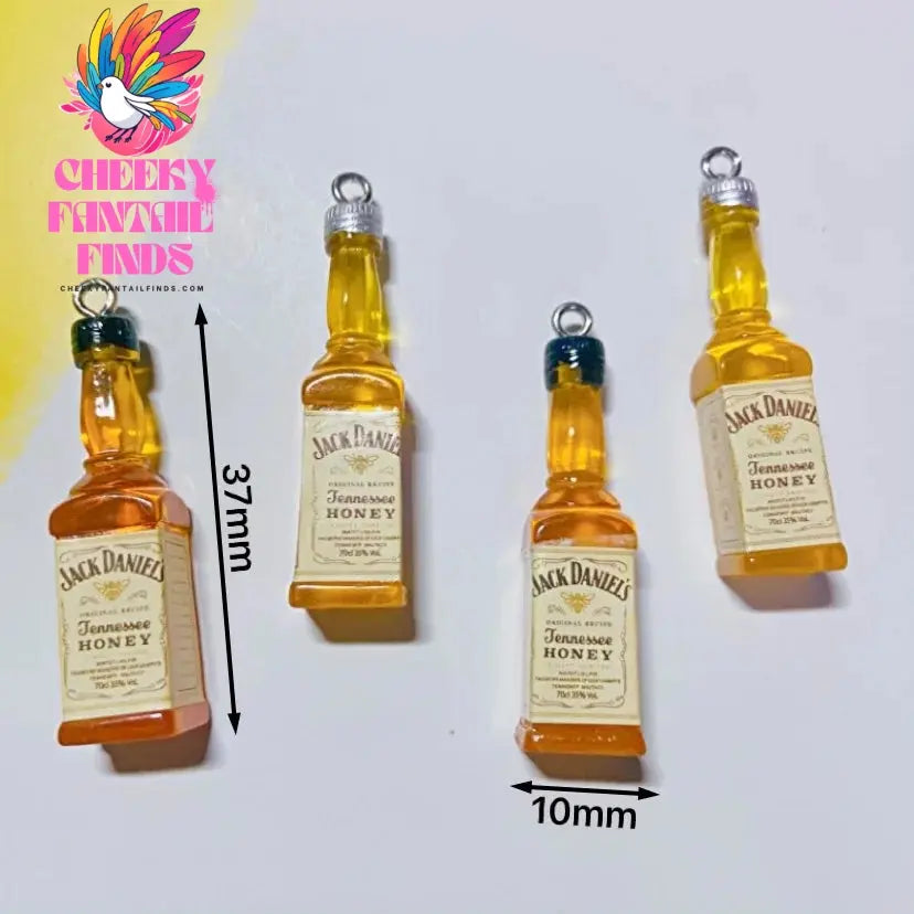 10Pcs Drink Alcohol Wine Bottle Charms for Pendant Jewelry Making Supplies Ornaments Keychain  Earrings DIY Findings Accessories - Cheeky Fantail Finds