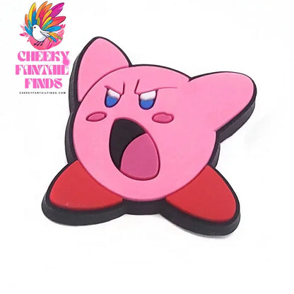 10Pcs Set Kirby's Dream Land Shoe Buckle DIY Sneakers Accessories Souvenir PVC Shoe Decorations Clogs Kids Gifts Cheeky Fantail Finds